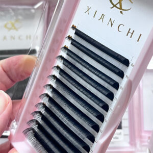 Custom Private Logo Lash Tray Soft 3D Mega Volume Eyelash 0.03mmPrivate Label 5-25mm Cashmere Silk Eyelash Extensions